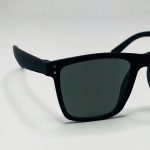 Black Retro Square Unisex Sunglasses For Men And Women