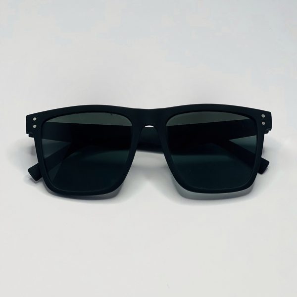 Black Retro Square Unisex Sunglasses For Men And Women