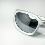 Y2K Metallic Silver Sunglasses