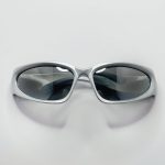 Y2K Metallic Silver Sunglasses