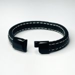 Braided Black Leather Bracelet