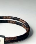 Multilayered Bracelet for Men with Stainless Steel Clasps