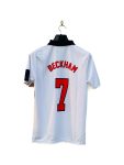 BECKHAM ENGLAND HOME KIT 1998/1999 POLO EMBROIDERY