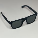 Retro Square Sunglasses Black and Brown Unisex