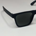 Retro Square Sunglasses Black and Brown Unisex