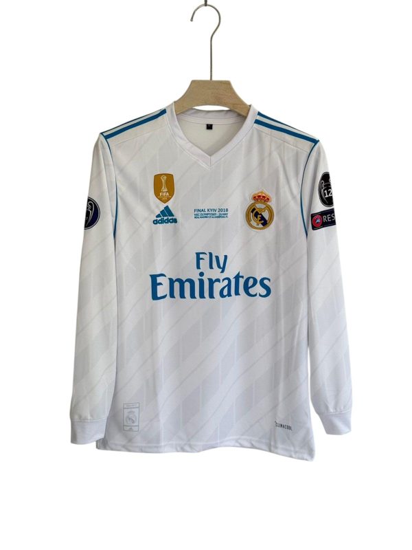 RONALDO REAL MADRID HOME KIT 2018  FULL SLEEV EMBROIDERY