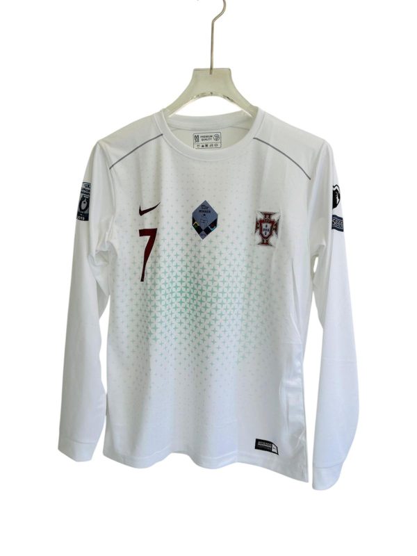 RONALDO PORTUGAL AWAY KIT   FULL SLEEV EMBROIDERY