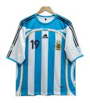 MESSI ARGENTINA HOME KIT 2006 EMBROIDERY FIVE SLEEV
