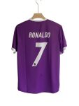 RONALDO REAL MADRID 16/17 AWAY KIT   HALF  SLEEV EMBROIDERY