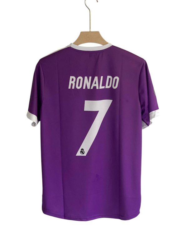 RONALDO REAL MADRID 16/17 AWAY KIT   HALF  SLEEV EMBROIDERY
