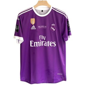 RONALDO REAL MADRID 16/17 AWAY KIT   HALF  SLEEV EMBROIDERY