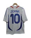 ZIDANE FRANCE AWAY KIT  2006 EMBROIDERY FIVE SLEEV
