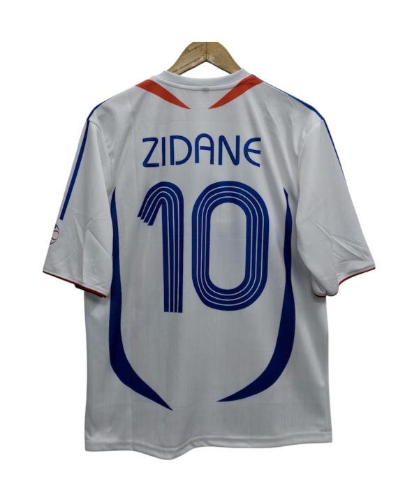 ZIDANE FRANCE AWAY KIT  2006 EMBROIDERY FIVE SLEEV