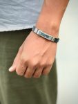 Stylish Cross Bracelet Black