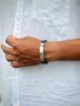 Stylish Cross Bracelet Black