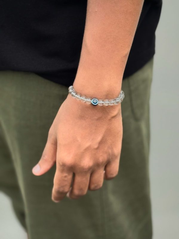 White Beaded Bracelet