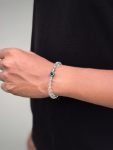 White Beaded Bracelet