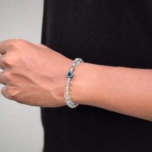 White Beaded Bracelet