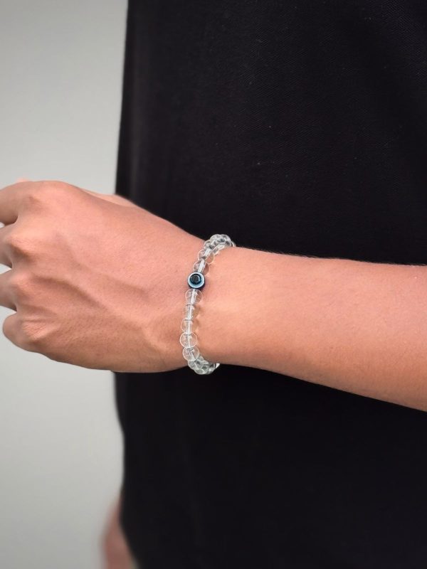 White Beaded Bracelet