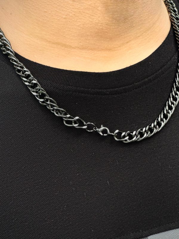 Black Thick Chain Stainless Steel