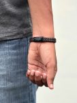 Mens Leather Bracelet Brown