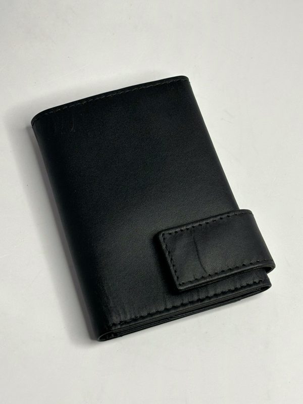 3 FOLD BLACK MINIMAL WALLET