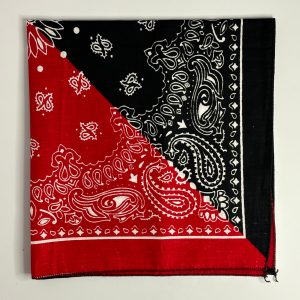 Red and Black Dual Bandana