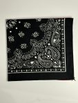 Printed Black Bandana