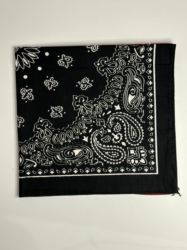 Printed Black Bandana