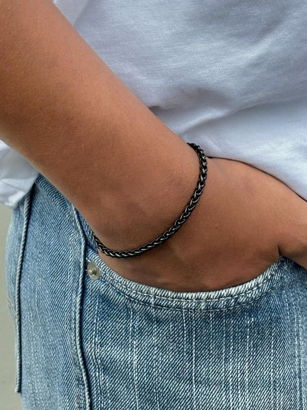 Black Stainless Steel Bracelet