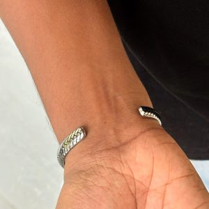 Silver Open Bracelet