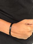 Black Open Bracelet