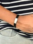 Black Two Layer Braided Bracelet