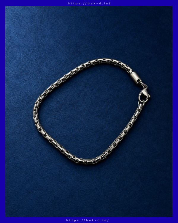 Chain Bracelet Grid - Stainless Steel