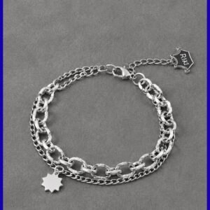 Double Layer Charm Bracelet