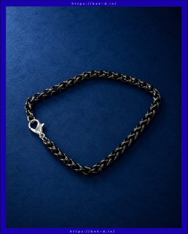 Black Byzantine Chain Bracelet