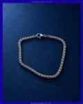 Stainless Steel Byzantine Chain Bracelet