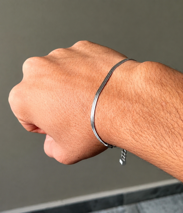 Silver Snake Chain Bracelet