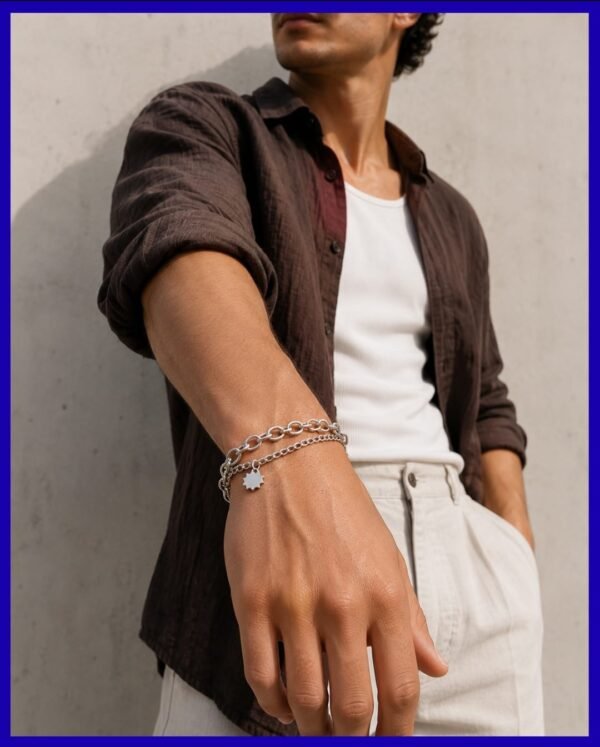 Double Layer Charm Bracelet