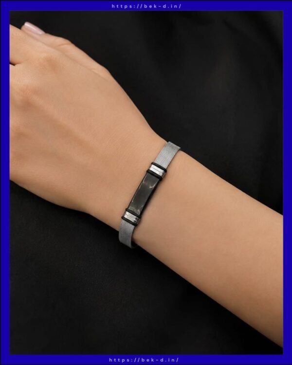 Minimalist Watch-Style Mesh Bracelet