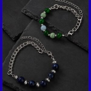 Stone Beaded Chain Bracelet
