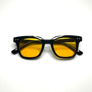 Retro Square yellow Colour Sunglasses