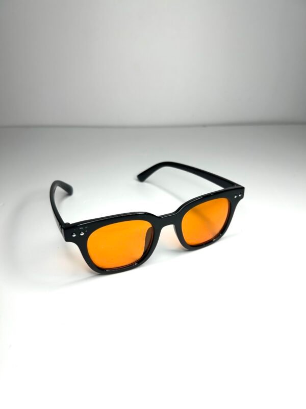 Retro Square Orange Colour Sunglasses