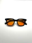 Retro Square Orange Colour Sunglasses