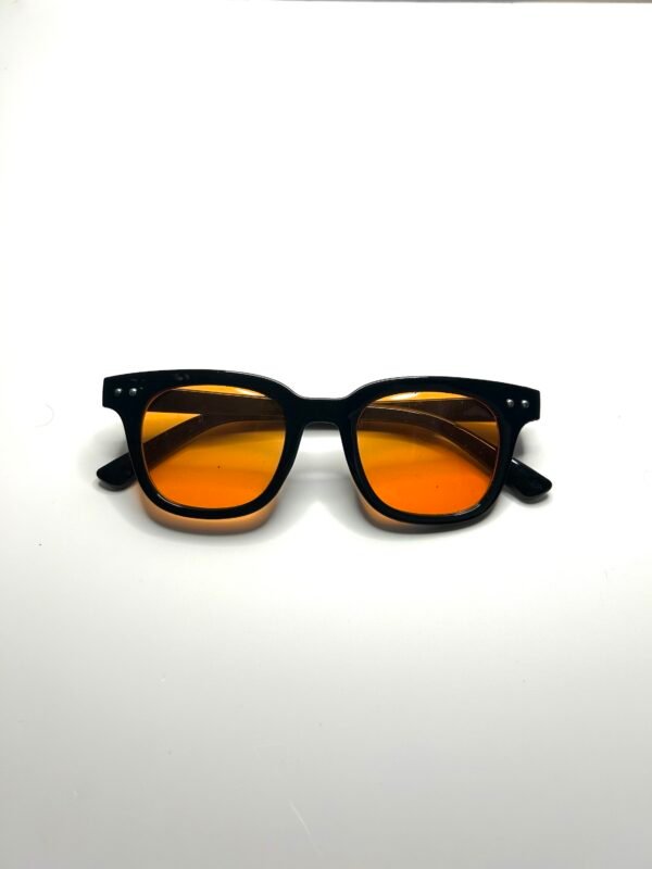 Retro Square Orange Colour Sunglasses