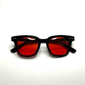 Retro Square Red Colour Sunglasses
