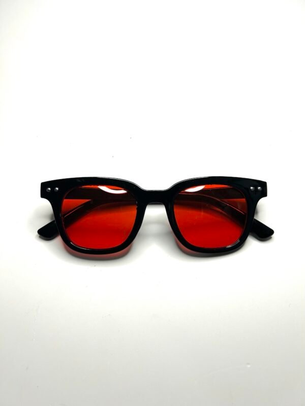Retro Square Red Colour Sunglasses