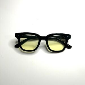 Retro Square Light Yellow Colour Sunglasses