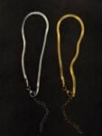 Couple Snake Chain Bracelets – Gold & Silver 🤍