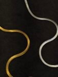 Couple Snake Chain Bracelets – Gold & Silver 🤍